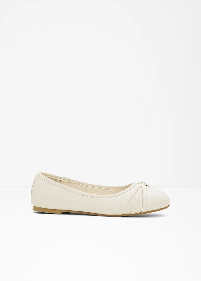 Soepele ballerina's met comfortabele wijdte