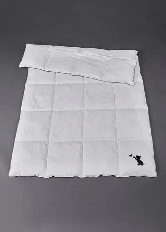 Dekbed met donzen touch, middel • wit • bonprix online shop