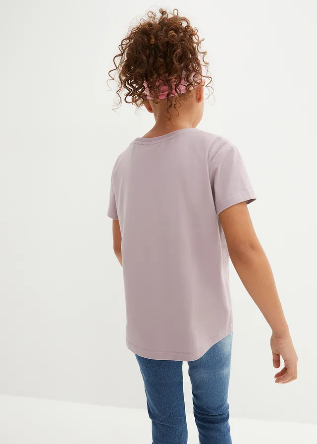 Meisjes T-shirt (set van 3) van biologisch katoen • bruin+zwart • product-page.page-title-suffix