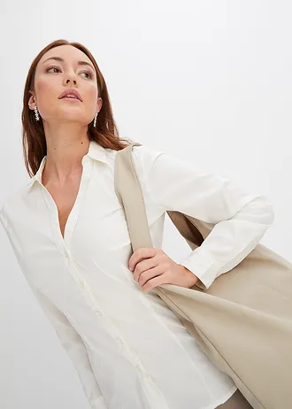 Cămașă cu stretch • ecru • magazin bonprix