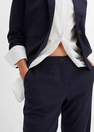 Pantalon de tailleur à pinces • bleu foncé • Boutique bonprix