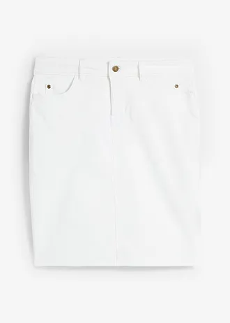 Strečová džínová sukně