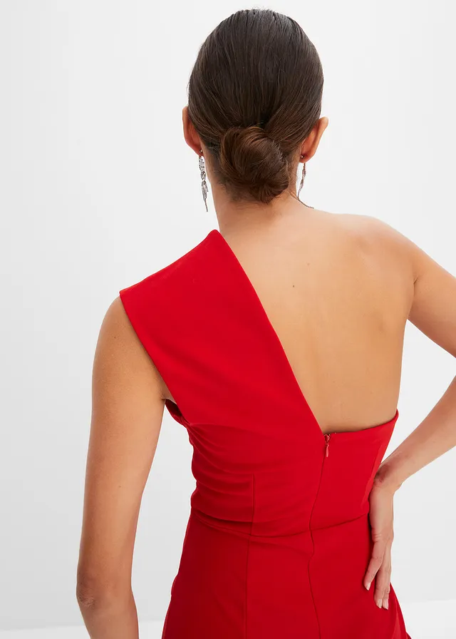 Jumpsuit van crêpe met structuur • rood • product-page.page-title-suffix