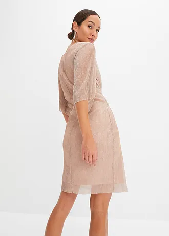 Robe à effet brillant • rose-argenté • Boutique bonprix