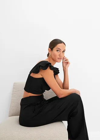 Triko a kalhoty (2dílná souprava) • černá • bonprix obchod