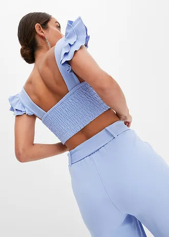 T-shirt + spodnie (2 części) • perłowy niebieski • sklep bonprix