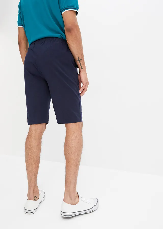 Bermuda en jersey 100% coton • bleu foncé imprimé • product-page.page-title-suffix