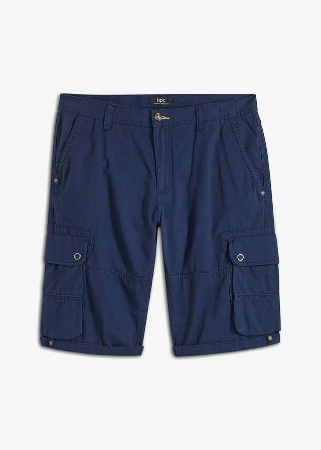 Bermuda cargo, Regular Fit • bleu foncé • Boutique bonprix