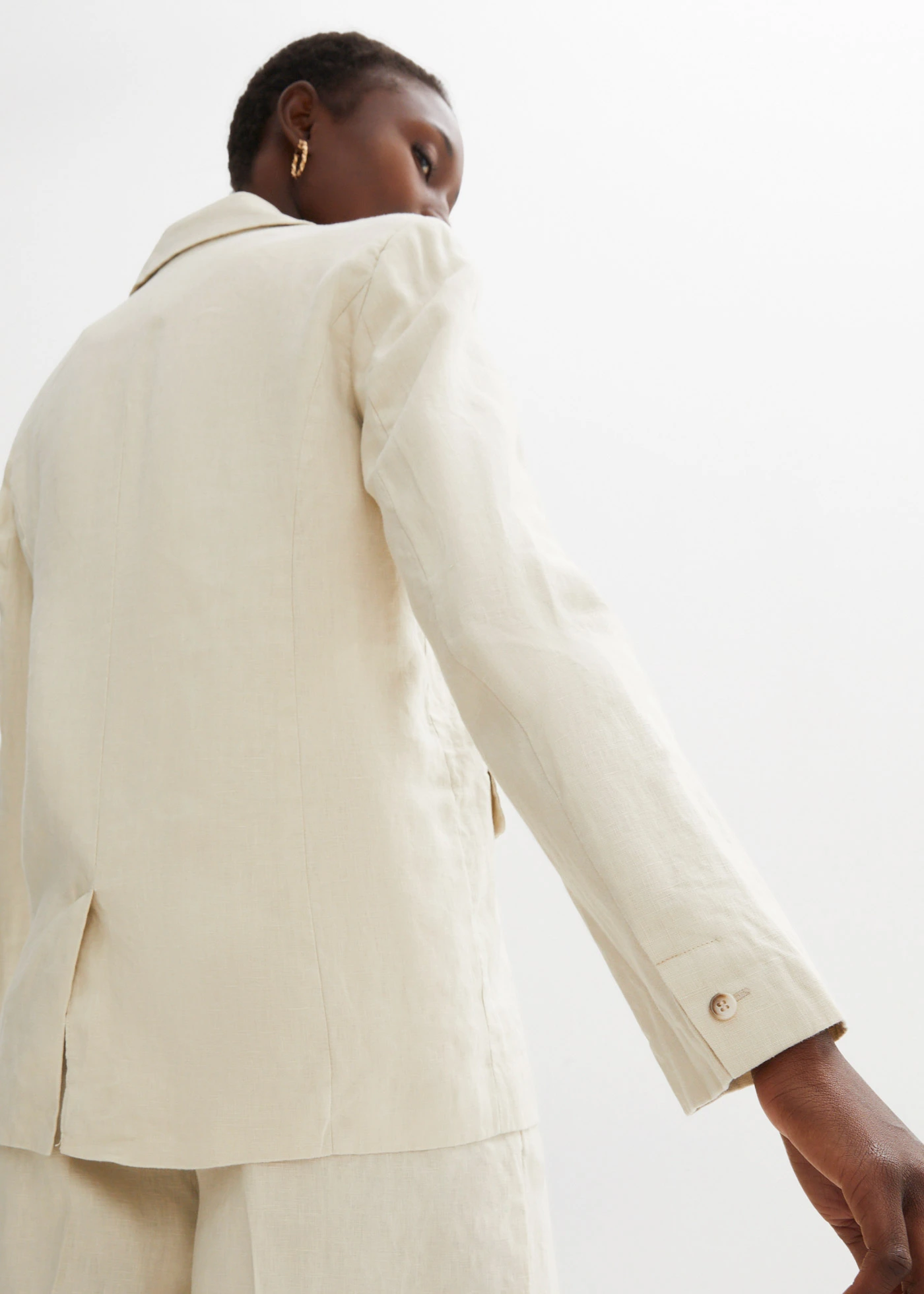 Blejzr z čistého lnu • světle písková • bonprix obchod