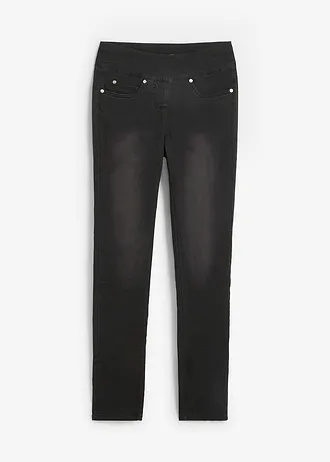 【StitchH_1013】 Dżinsy ze stretchem Straight, high waist • cena 97,99 zł