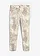 7/8 stretch broek met print, Kleur: beige luipaardprint