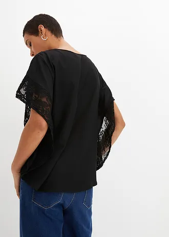 Tuniek met applicaties • zwart • bonprix online shop