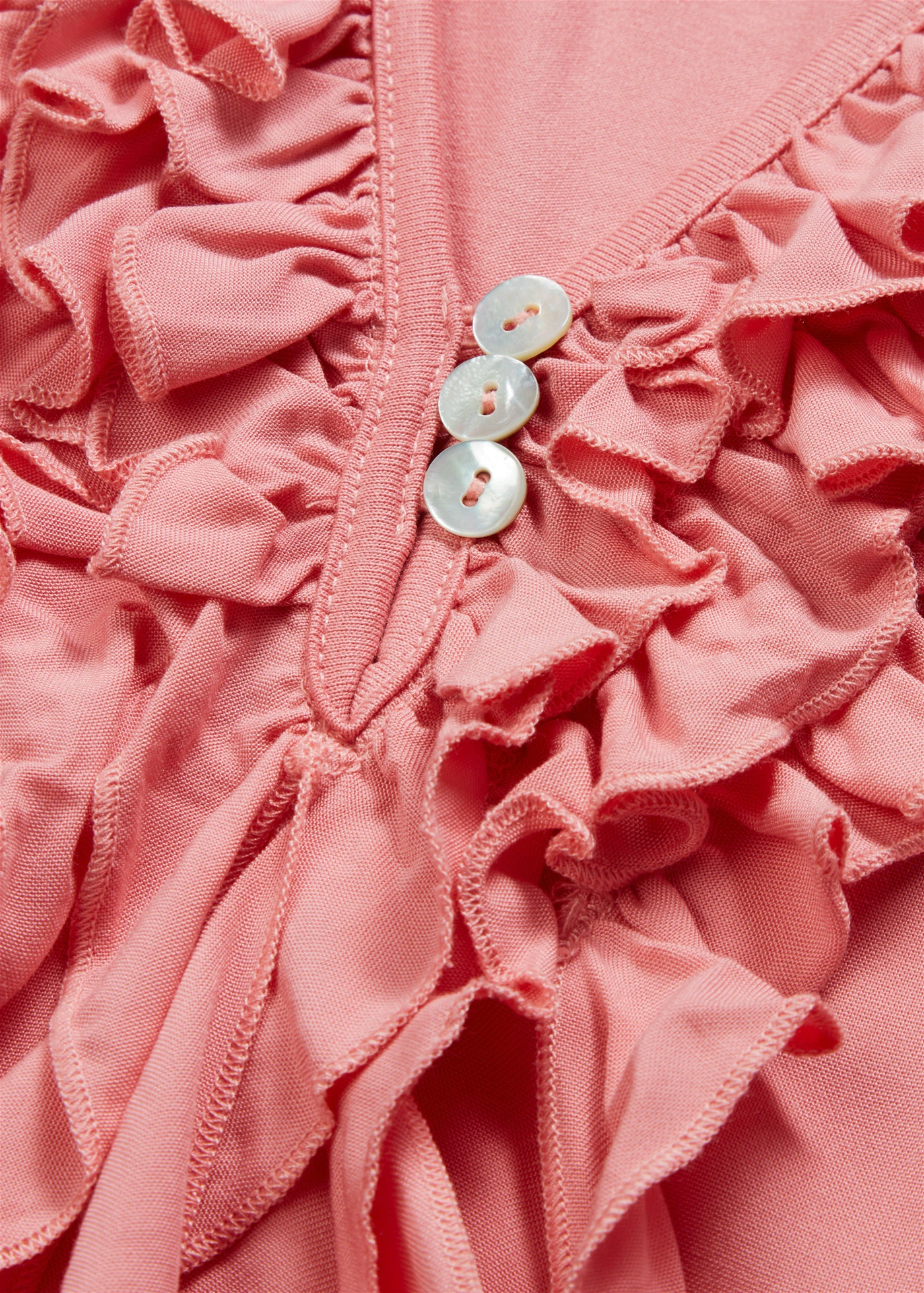 Shirt met volants • rookroze • bonprix online shop