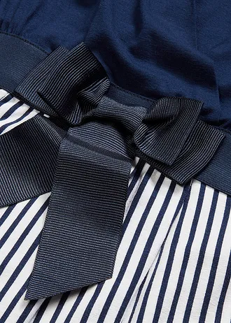 Žerzejové šaty • tmavě modro-bílá s proužky • bonprix obchod