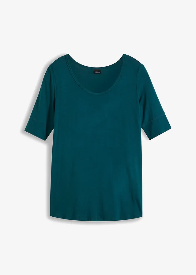 T-shirt doux en viscose extensible
