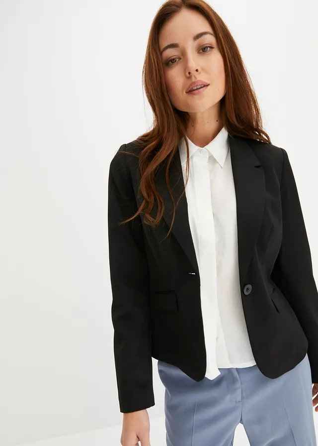 Blazer court avec poches à rabat • noir • product-page.page-title-suffix