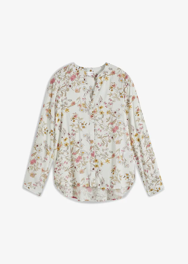 Blouse van viscose