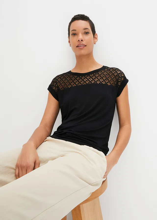 T-shirt doux en viscose extensible