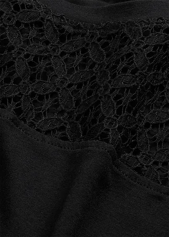 Bluză din amestec moale cu viscoză • negru • magazin bonprix