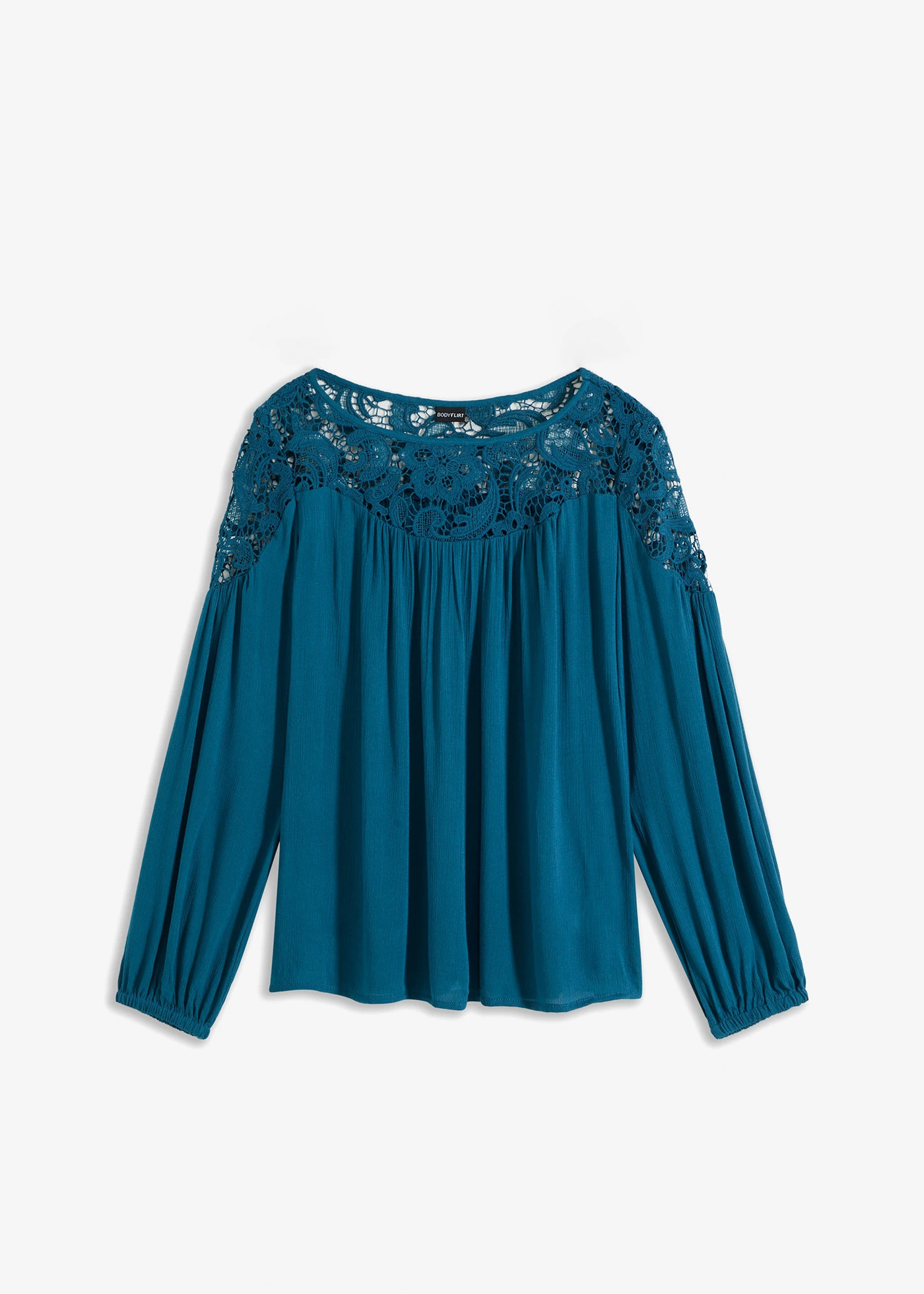 Tuniek van soepele viscose • petrolblauw • bonprix online shop