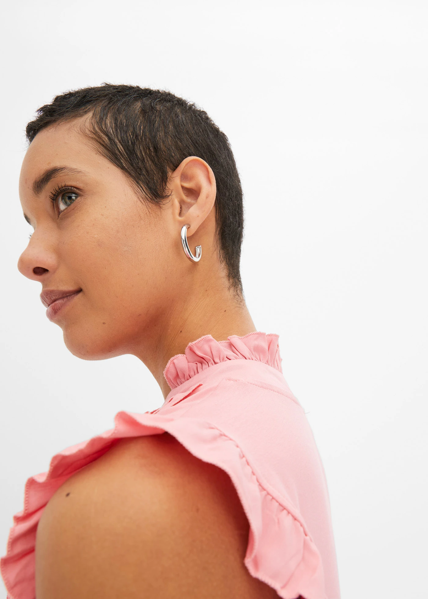 Shirt met volants • rookroze • bonprix online shop