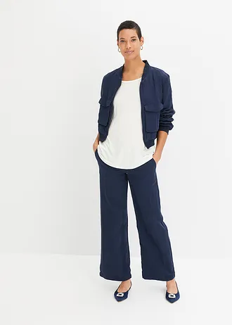 Tričko z jemné směsi s viskózou • přírodní bílá • bonprix obchod