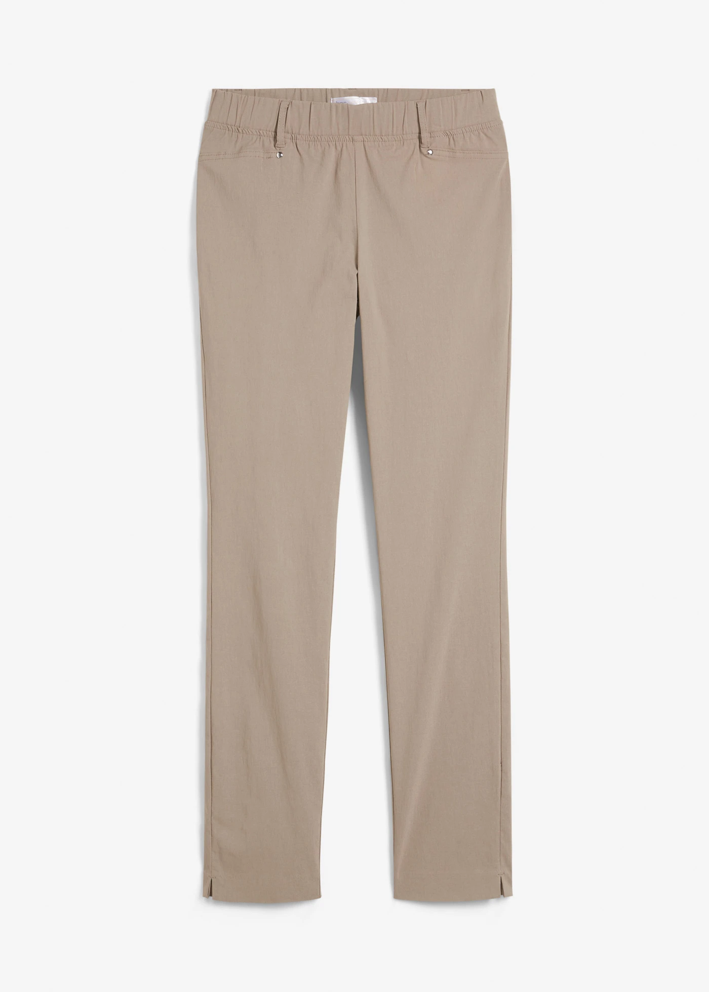 Pantalon extensible à taille entièrement élastiquée • taupe • Boutique bonprix
