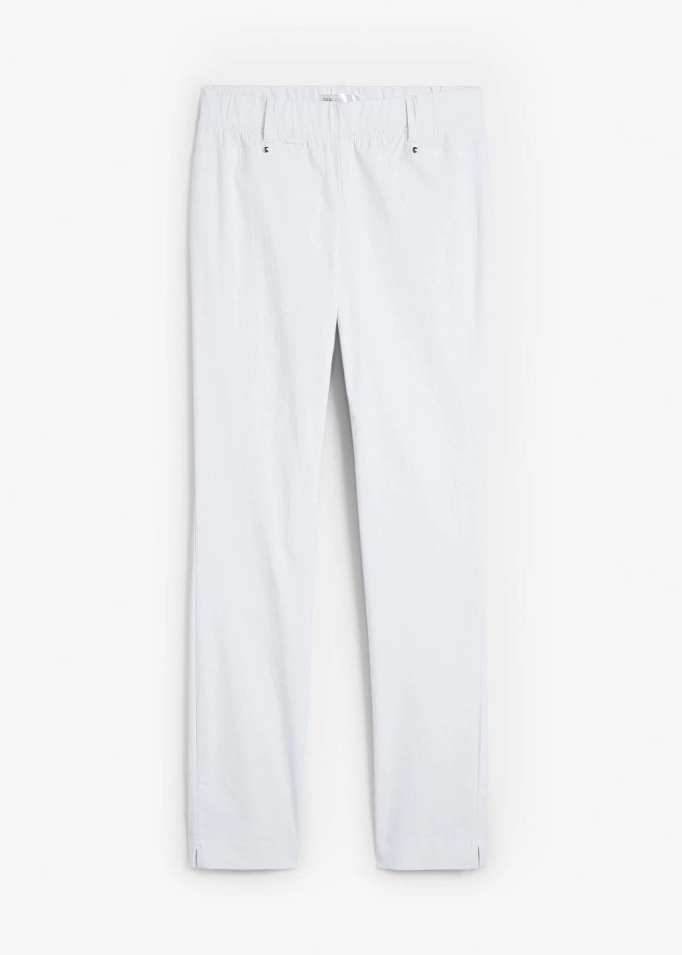 Pantalon extensible à taille entièrement élastiquée • blanc • Boutique bonprix