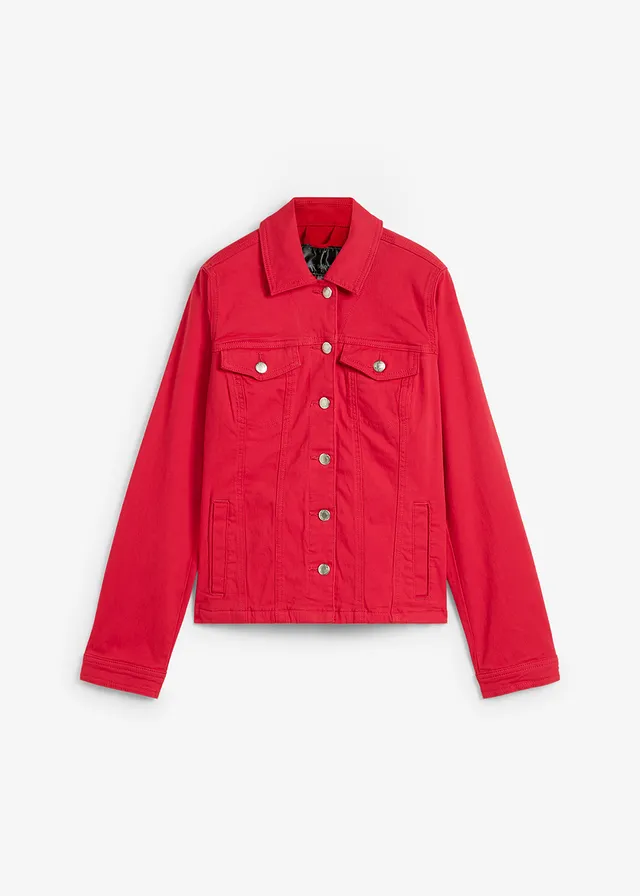 Veste en twill, Couleur: rouge