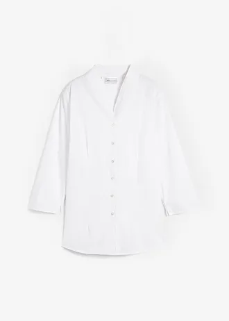 Halenka se stojáčkem, barva: bílá