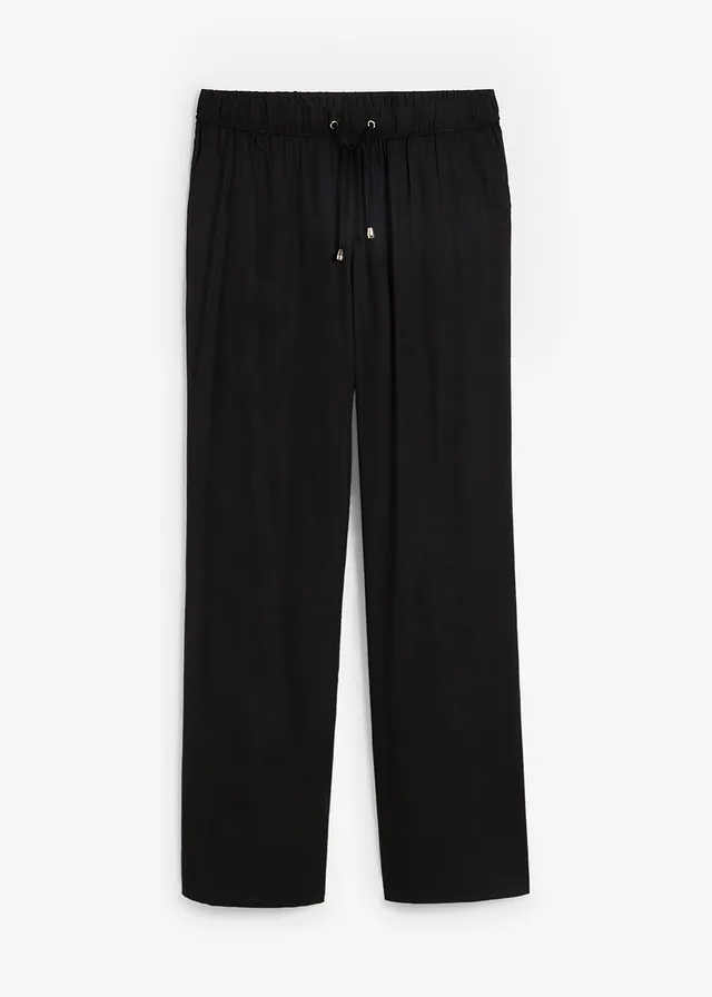Broek van viscose