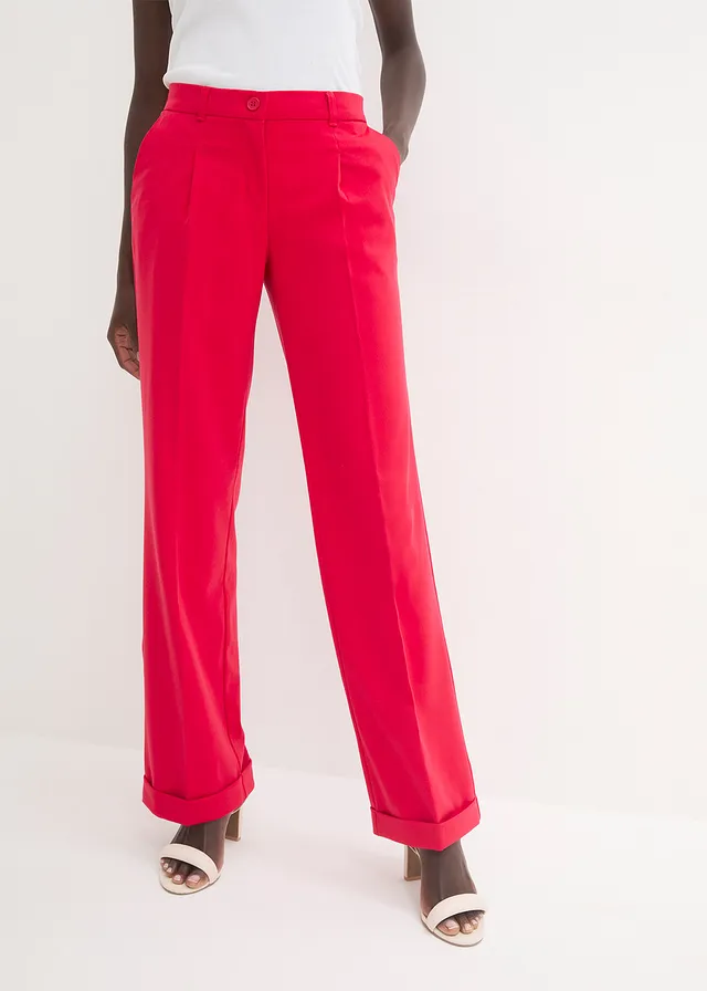 Pantalon large à pinces • rouge • product-page.page-title-suffix