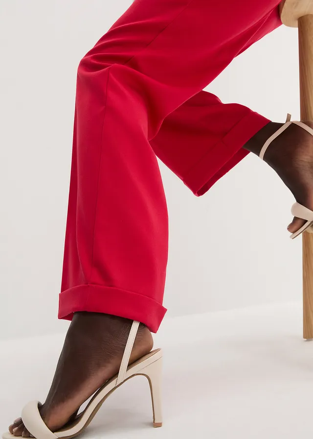 Pantalon large à pinces • rouge • product-page.page-title-suffix