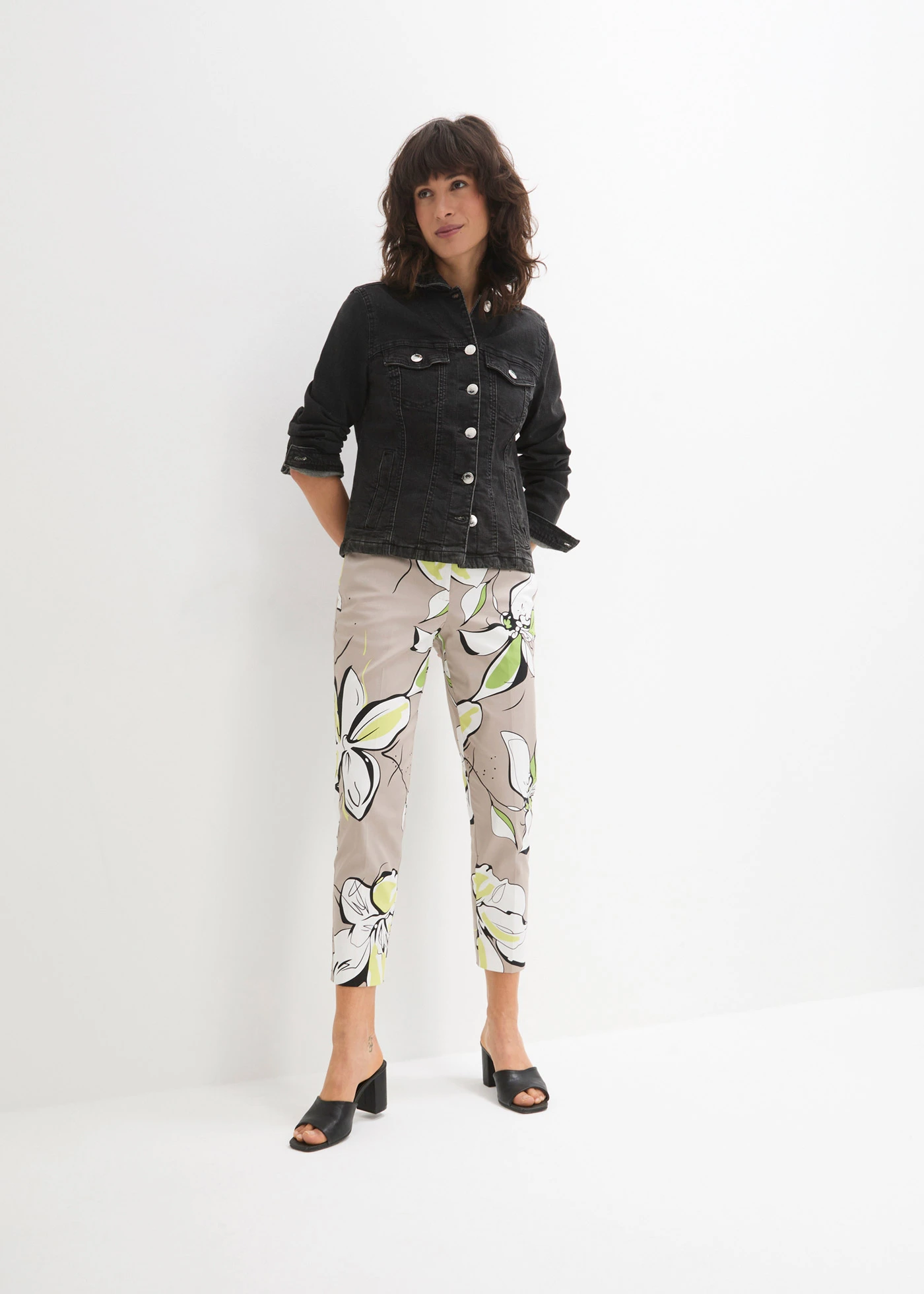 Džínová bunda • černá stone • bonprix obchod