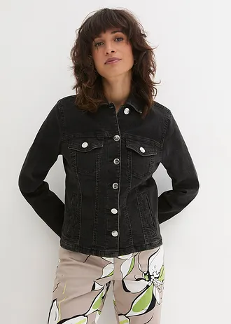 Džínová bunda • černá stone • bonprix obchod