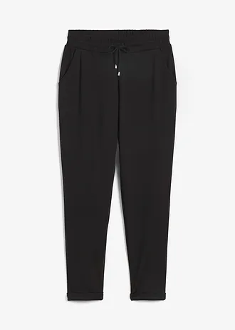 Pantalon à taille élastiquée en Punto di Roma confortable