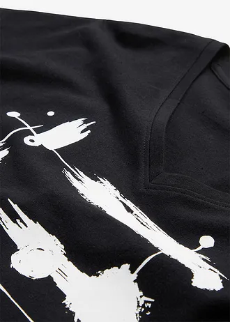 Triko • černo-bílá s potiskem • bonprix obchod