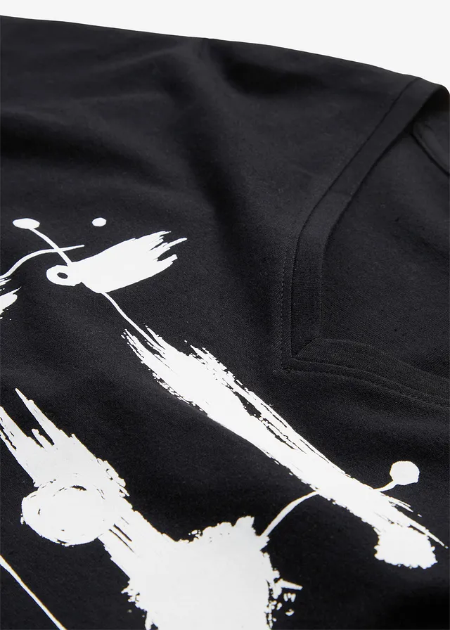Shirt • zwart-wit met print • product-page.page-title-suffix