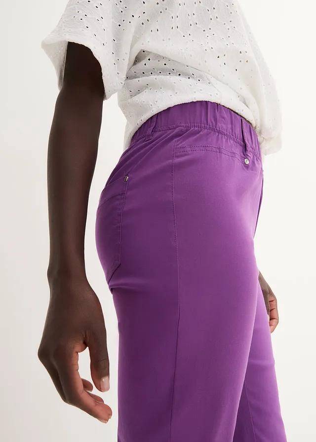 Corsaire extensible à taille élastiquée • violine profond • product-page.page-title-suffix