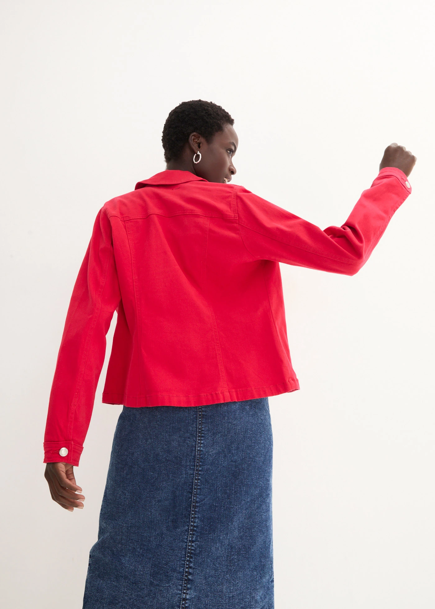 Twill jas • rood • bonprix online shop