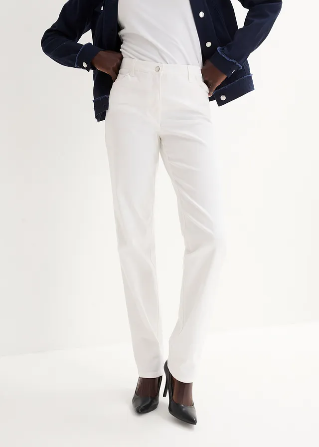 Pantalon extensible • blanc • product-page.page-title-suffix
