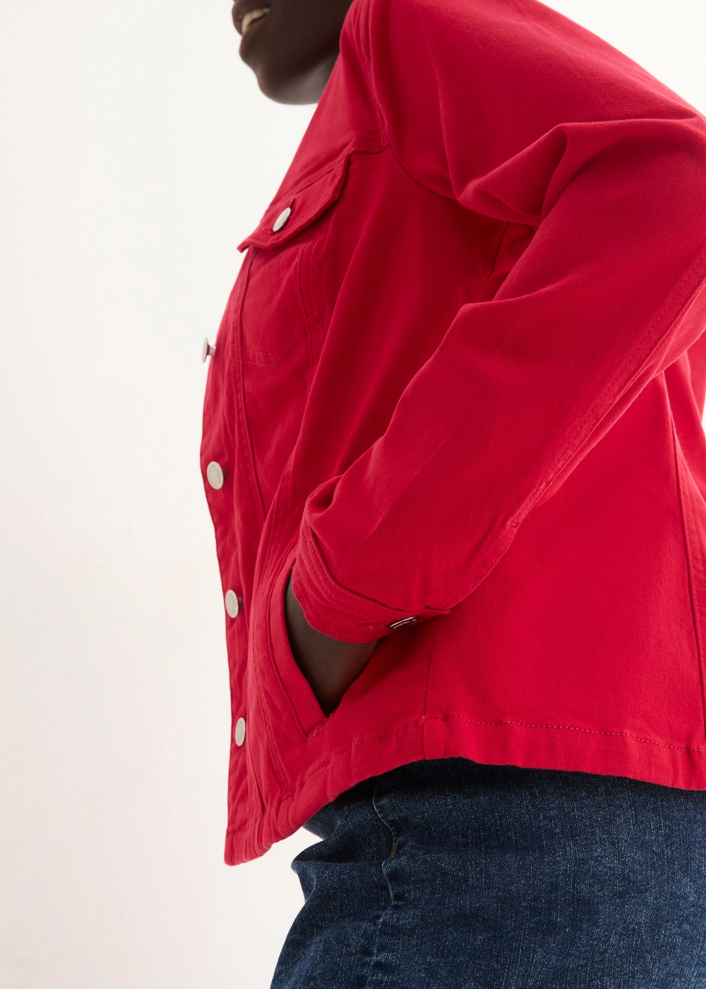 Twill jas • rood • bonprix online shop