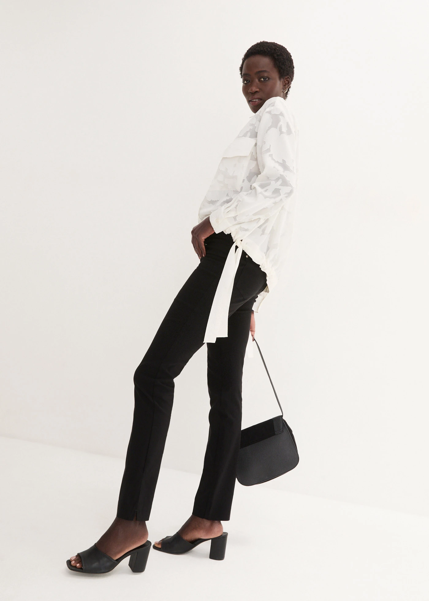 Stretchbroek • zwart • bonprix online shop