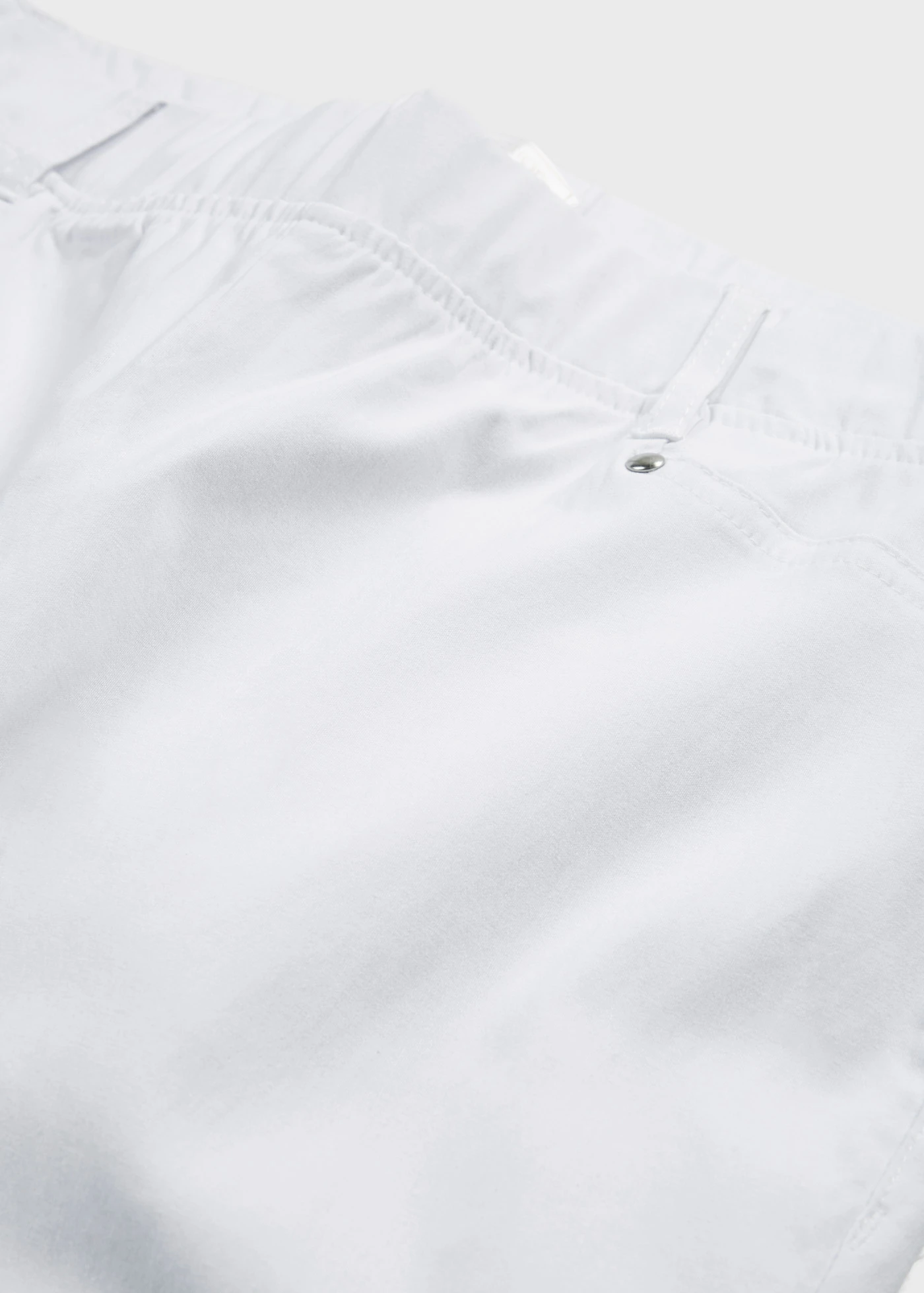 Pantalon extensible à taille entièrement élastiquée • blanc • Boutique bonprix