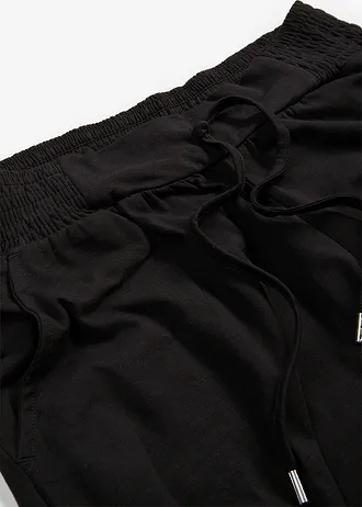 Jersey broek van een katoenmix • zwart • bonprix online shop