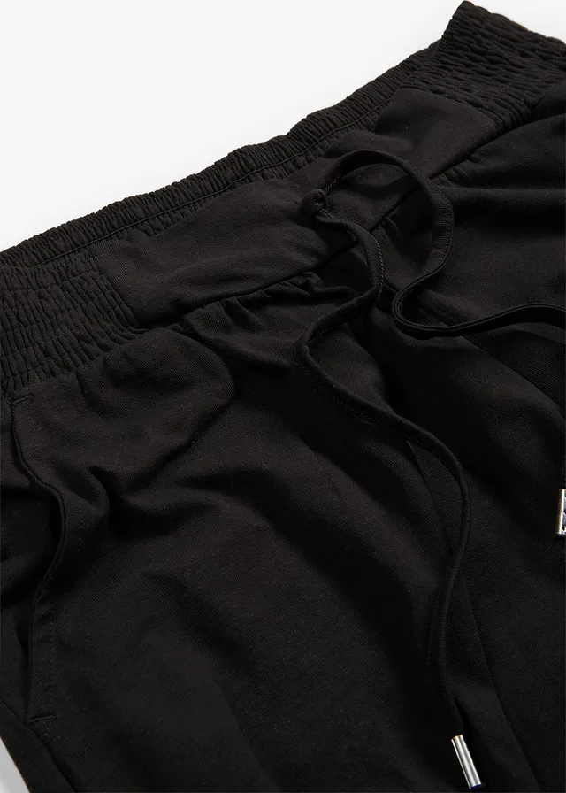 Jersey broek van een katoenmix • zwart • product-page.page-title-suffix