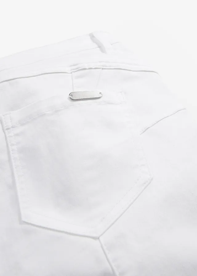 Pantalon en coton extensible • blanc • product-page.page-title-suffix