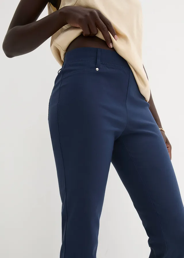 Pantalon extensible à taille entièrement élastiquée • bleu foncé • product-page.page-title-suffix