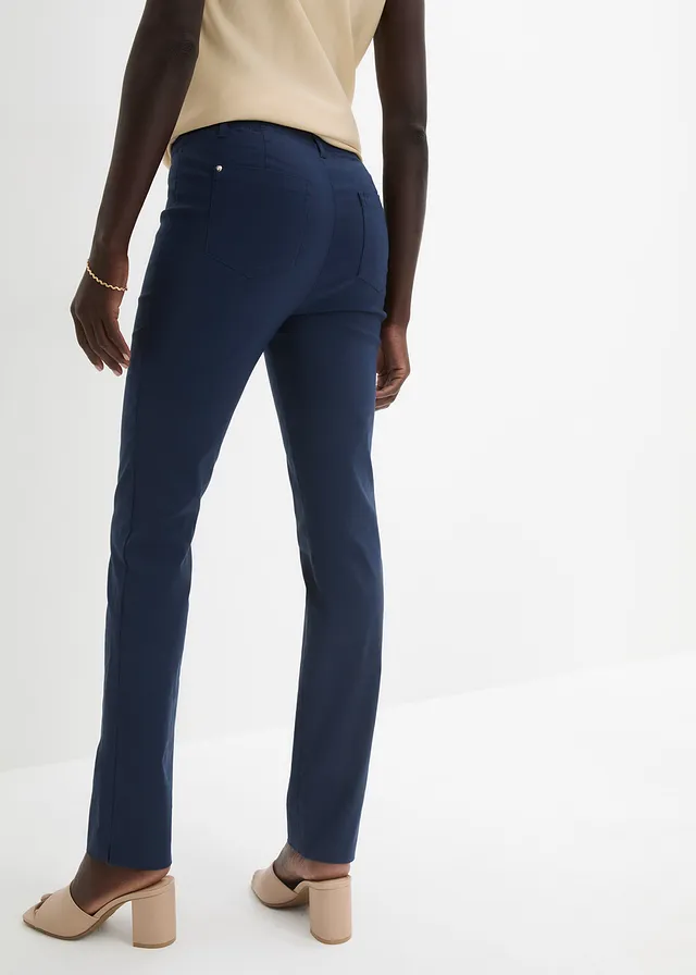 Pantalon extensible à taille entièrement élastiquée • bleu foncé • product-page.page-title-suffix
