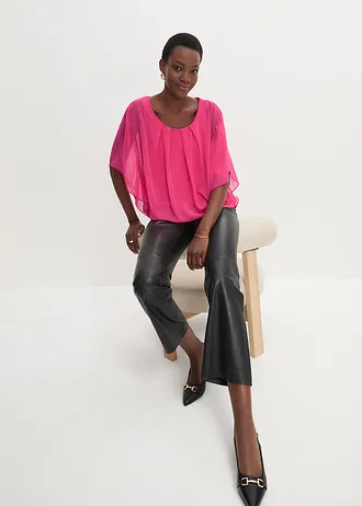 Blouse en mousseline • magenta • Boutique bonprix